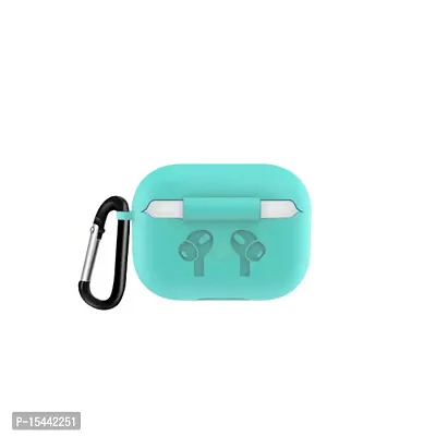 Soft Silicone Case , AirPods Pro Case Cover- skyblue