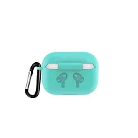 Soft Silicone Case , AirPods Pro Case Cover- skyblue-thumb1