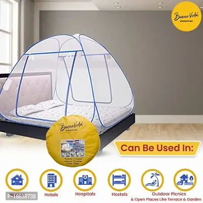 Buenovida Mosquito Net for Double  Bed Machardani-thumb0