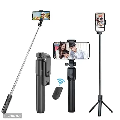 Storia Selfie Stick Tripod Stand 104 cm/41 inch Bluetooth Extandable Selfie Stick-thumb0