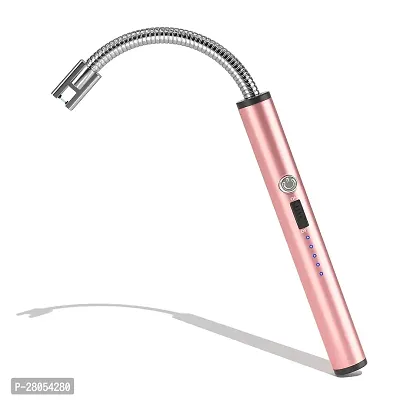 Storia ARC Lighter Pink, Gas Lighter, Electric Gas Lighter, Flame Less Lighter, Wind Proof Lighter, BBQ Lighter (Pink)-thumb0