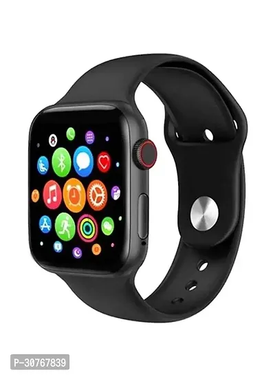 T-500 Smart Watch Enabled with Bluetooth Calling and Fitness Tracker Smartwatch (Black Strap, Free)-thumb0