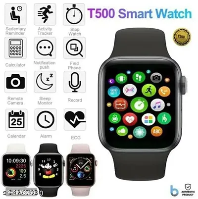 Stylish T-500  Smartwatch (Black)-thumb4