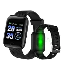 D116 Fitness Smart Band Activity Tracker Smartwatch  for Men, Women,  (Black)-thumb1