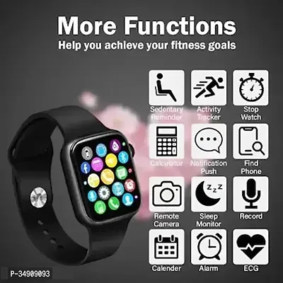 T500 Smart Watch/ 2024 Full Touch Screen Bluetooth with Body Temperature, Heart Rate Oxygen Monitor Compatible with All 3G/4G/5G Android iOS-thumb2