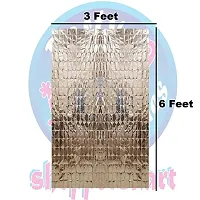 Shopperskart? Square Shape Foil Curtain for Party Decoration-thumb2