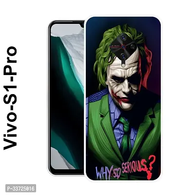 Stylish Silicon Printed Back Cover for Vivo S1