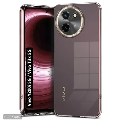 Stylish Silicon Printed Back Cover For Vivo T3X 5G-thumb2