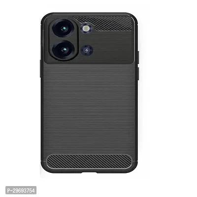 Classic Black Back Cover For Itel P40 Plus