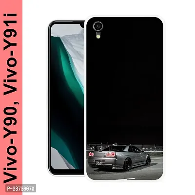 Stylish Silicon Printed Back Cover for Vivo Y91i