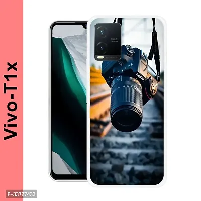 Stylish Silicon Printed Back Cover for Vivo S1-thumb0