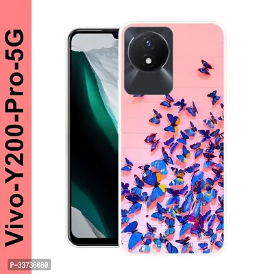 Stylish Silicon Printed Back Cover for Vivo Y200 Pro 5G