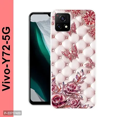 Stylish Silicon Printed Back Cover for Vivo Y72 5G-thumb0