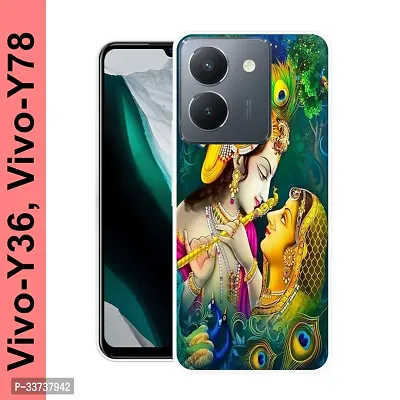 Stylish Silicon Printed Back Cover for Vivo Y78 5G