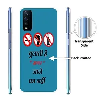 Stylish Silicon Printed Back Cover for Vivo S1-thumb2