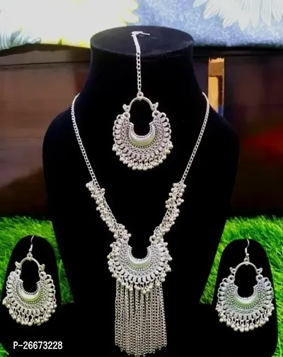 kisara oxidised jewellery combo set