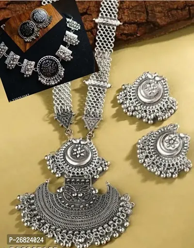 kisara oxidised jewellery combo set-thumb0