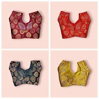 Trendy padded traditional blouses (pack of 4)-thumb1