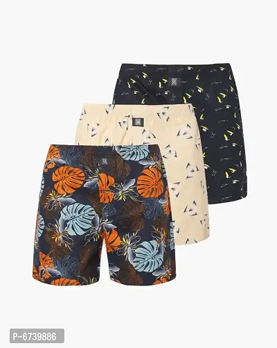Buy Urban Hug Mens Printed Boxers Pack of 3 Online In India At Discounted  Prices
