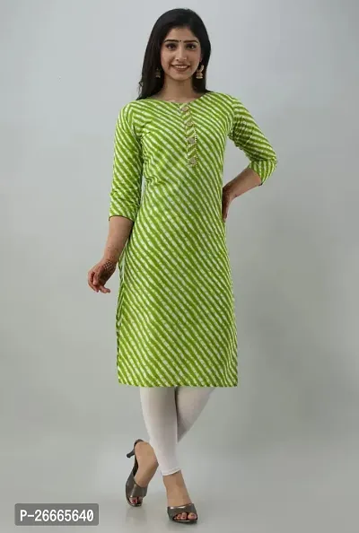 Fancy Crepe Printed Kurtas For Women-thumb0