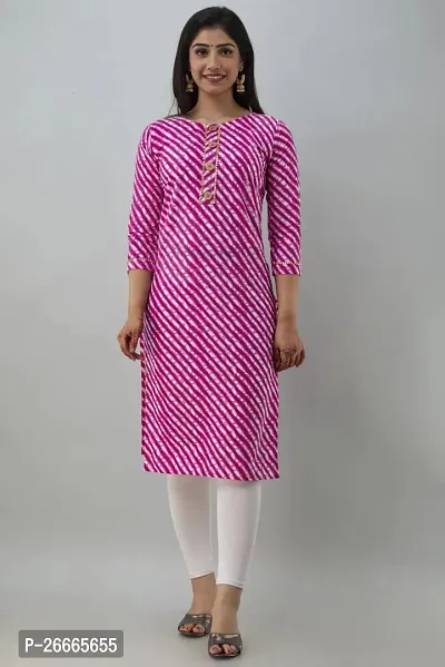 Fancy Crepe Printed Kurtas For Women