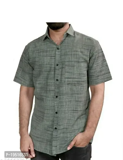 Stylish Fancy Cotton Short Sleeves Casual Shirts For Men