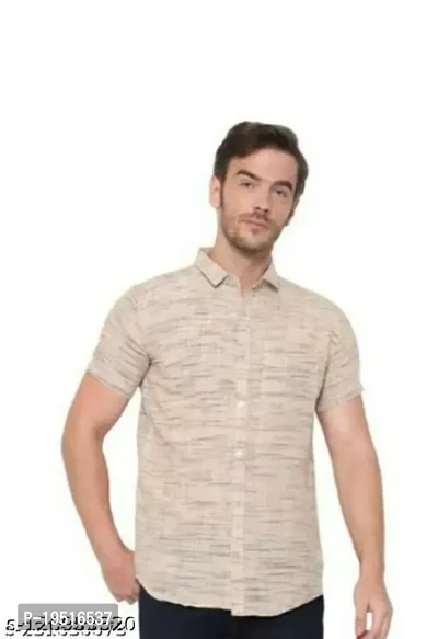 Stylish Fancy Cotton Short Sleeves Casual Shirts For Men