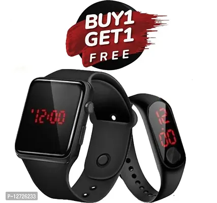 Digital Watch combo (Pack of 2) BUY 1 GET 1 FREE, Most Selling Latest Trending Watches, Digital Watches, Classy Digital Watch, Men Watches, Boys Watches-thumb0