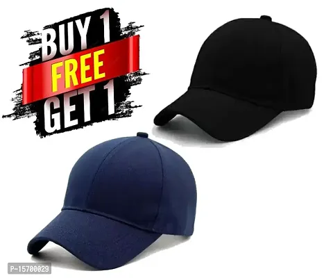 Sports Cap Combo (Pack of 2) High Selling Cap Combo for Boys  Girls, Sports Caps, Summer Caps, Adjustable Cotton Caps.