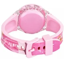 JD-Pk Pink WATCH for girls BARBIE kids light glowing watch with silicone strap Multicolor LED digital light kids watch {3-9 Year - PINK}-thumb3