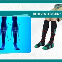 Pain Relief Compression Socks (Pack of 1) Pain Relief Compression Socks for Running, Sports, Fitness, Medical for both Men and Women Pain Relief, Sports, Gym Exercise, Knee Support, Socks For men, Pai-thumb3