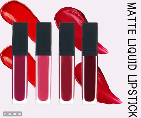 Professional Beauty Fabulous Matte Shades Red Edition Minis Liquid Lipstick for Women and Girls - 6ML, Lipsticks, Women Lipstick, Lipstick Combo's, Most selling lipsticks, Trending Lipsticks, Lipstick