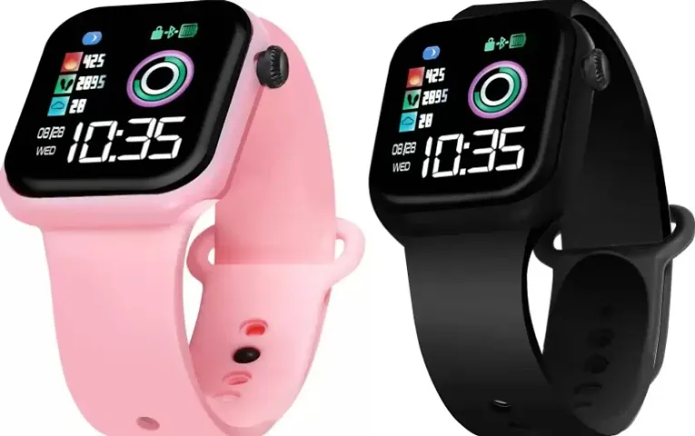 Classy Digital Watches for Kids, Pack of 2