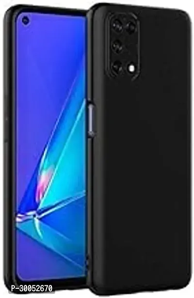 Oppo Reno5 Pro Back Cover Camera Bump Protection Stylish Matte Silicon Flexible All Side Shock Proof Rubberised Case for Oppo Reno5 Pro Black