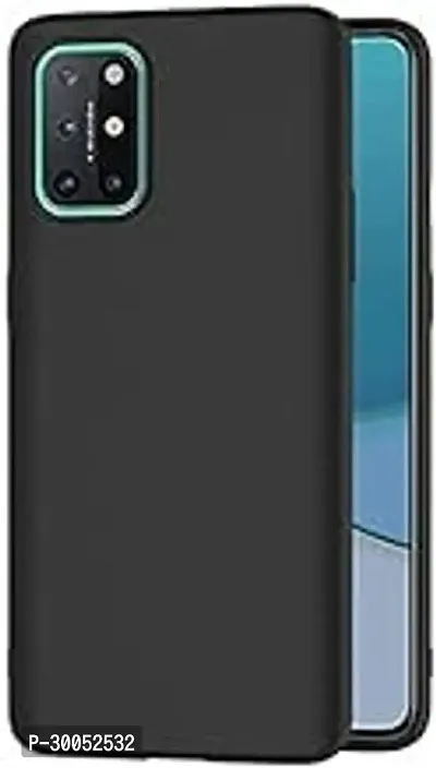 OnePlus 8T 5G Back Cover Camera Bump Protection Stylish Matte Silicon Flexible All Side Shock Proof Rubberised Case for OnePlus 8T 5G Black