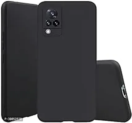 4 Sides Full Protection Silicon Back Cover Case for iQOO 7 Legend 5G Black-thumb0