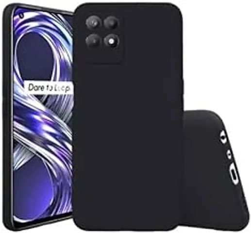 CELZO Silicon Back Cover Case for Realme Narzo 50 (5G) - Black