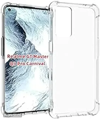 Perfect Fitting Hybrid Edge to Edge Bumper Side Protection Transparent Back Cover for realme GT Master Edition Transparent