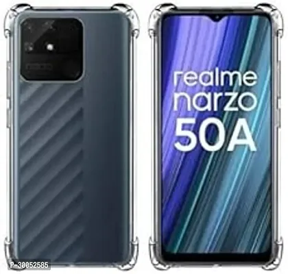 Soft Matte Silicone Camera Protection TPU Shockproof Back Cover Case for Realme Narzo 20 Pro Black-thumb0