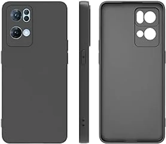 CELZO 4 Sides Full Protection Silicon Back Cover Case for Realme 9i - {Black}