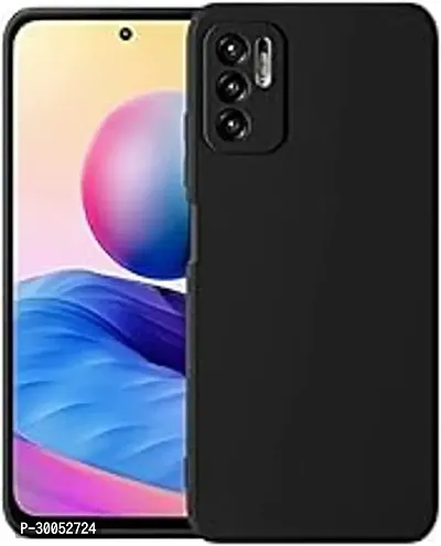 Poco M3 Pro 5G Back Cover Camera Bump Protection Stylish Matte Silicon Flexible All Side Shock Proof Rubberised Case for Poco M3 Pro 5G Black