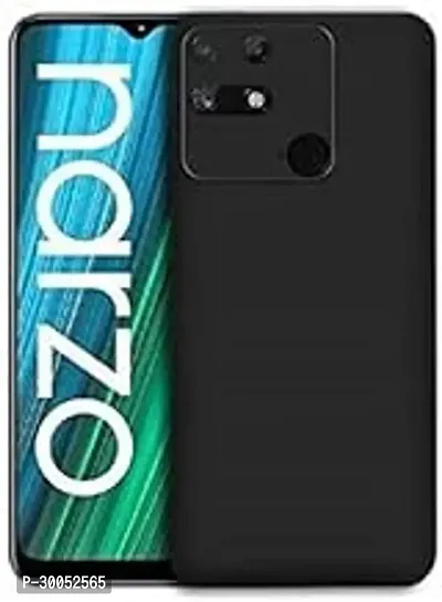 Back Cover for Realme Narzo 50A MatteBlack