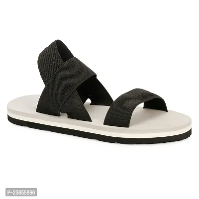 Stylish Off White EVA Solid Comfort Sandals For Men
