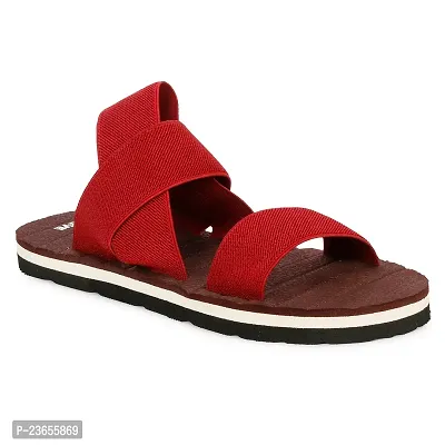 Stylish Brown EVA Solid Comfort Sandals For Men-thumb0