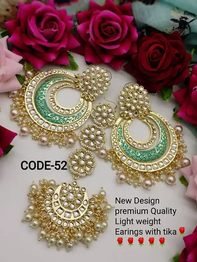 Celebrity Style Maangtikka and Earring Set