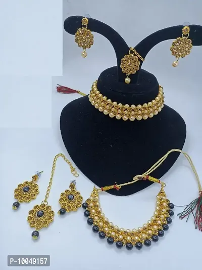 Elegant Alloy Jewellery Set Combo For Women