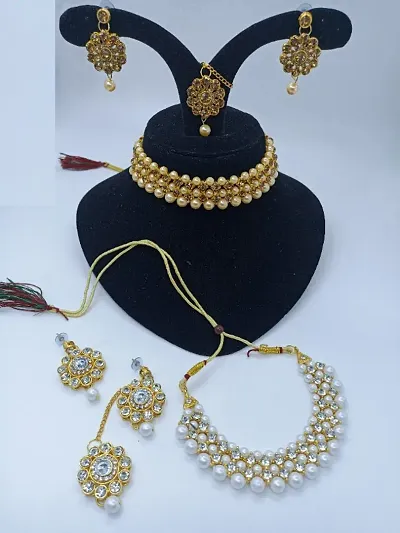 Elegant Alloy Jewellery Set Combo For Women