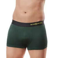 NEON SECRET Men's Underwear, IntelliSoft Antimicrobial Micro Modal Dualist  Illuminati Trunk | Men Regular Solid and Classic Trunk Snug Fit (Multicolor Combo Pack of 2)-thumb1