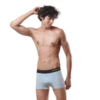 NEON SECRET Men's Underwear, IntelliSoft Antimicrobial Micro Modal Dualist  Illuminati Trunk | Men Regular Solid and Classic Trunk Snug Fit (Multicolor Combo Pack of 2)-thumb3