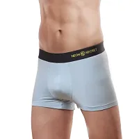 NEON SECRET Men's Underwear, IntelliSoft Antimicrobial Micro Modal Dualist  Illuminati Trunk | Men Regular Solid and Classic Trunk Snug Fit (Multicolor Combo Pack of 2)-thumb4
